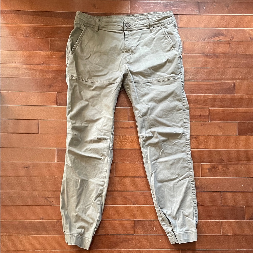 Men's Tan Tentree Stretch Twill Everyday Jogger Pants